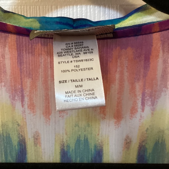 Tommy Bahama Wrap/Beach Cover - Picture 2 of 7